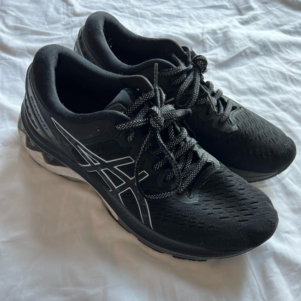 ASICS Gel Kayano 27 Black Running Shoes Size 9.5